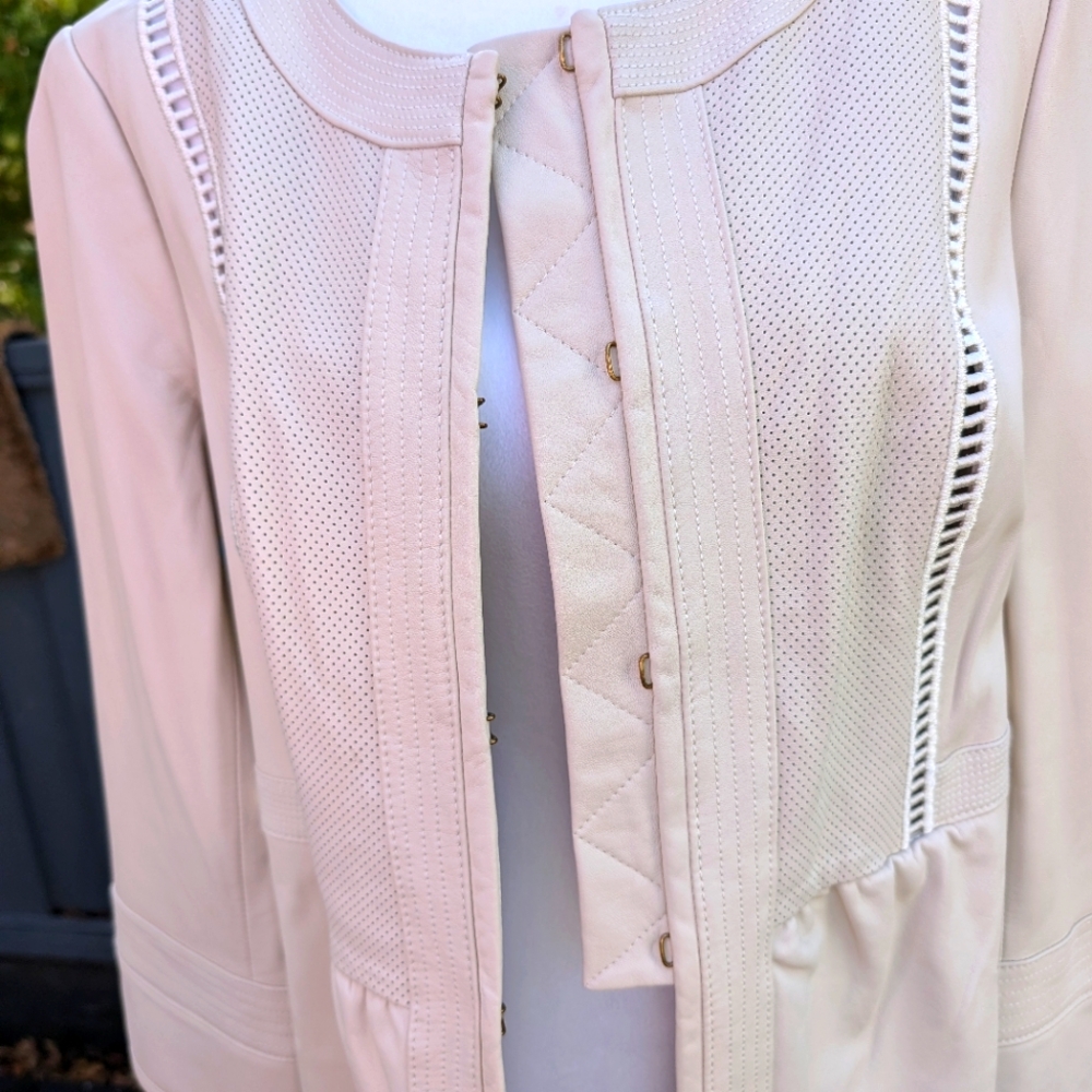 Tory Burch leather jacket, size L
